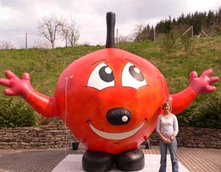 XXL-Werbeballon: Apfel